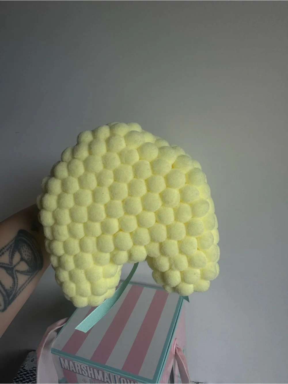 💗5 for $25💗 Motion Design Always & Forever Yellow Marshmallow Bear Decor Plush